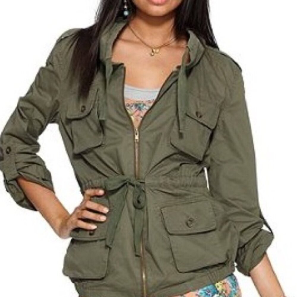 Bar III Army Green Military Jacket